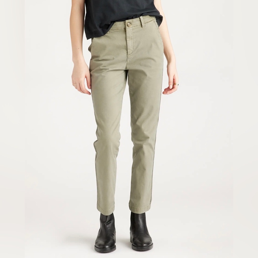 NWT Quince Stretch Cotton Twill Girlfriend Chino Pants